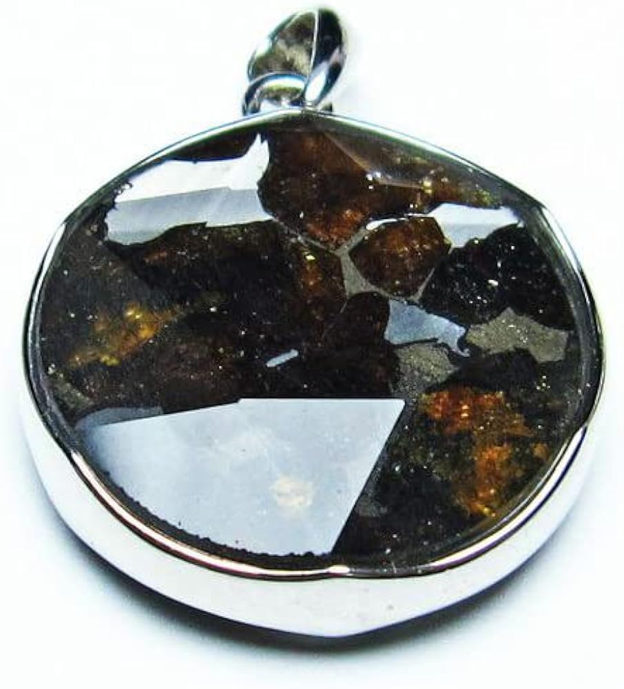 Amazon | 【東昇天然石】パラサイト隕石 ペンダント パワーストーン